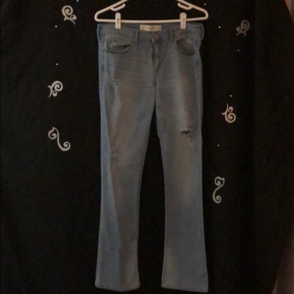 Abercrombie and Fitch distressed jeans